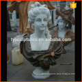 Best selling custom roman woman marble bust statue